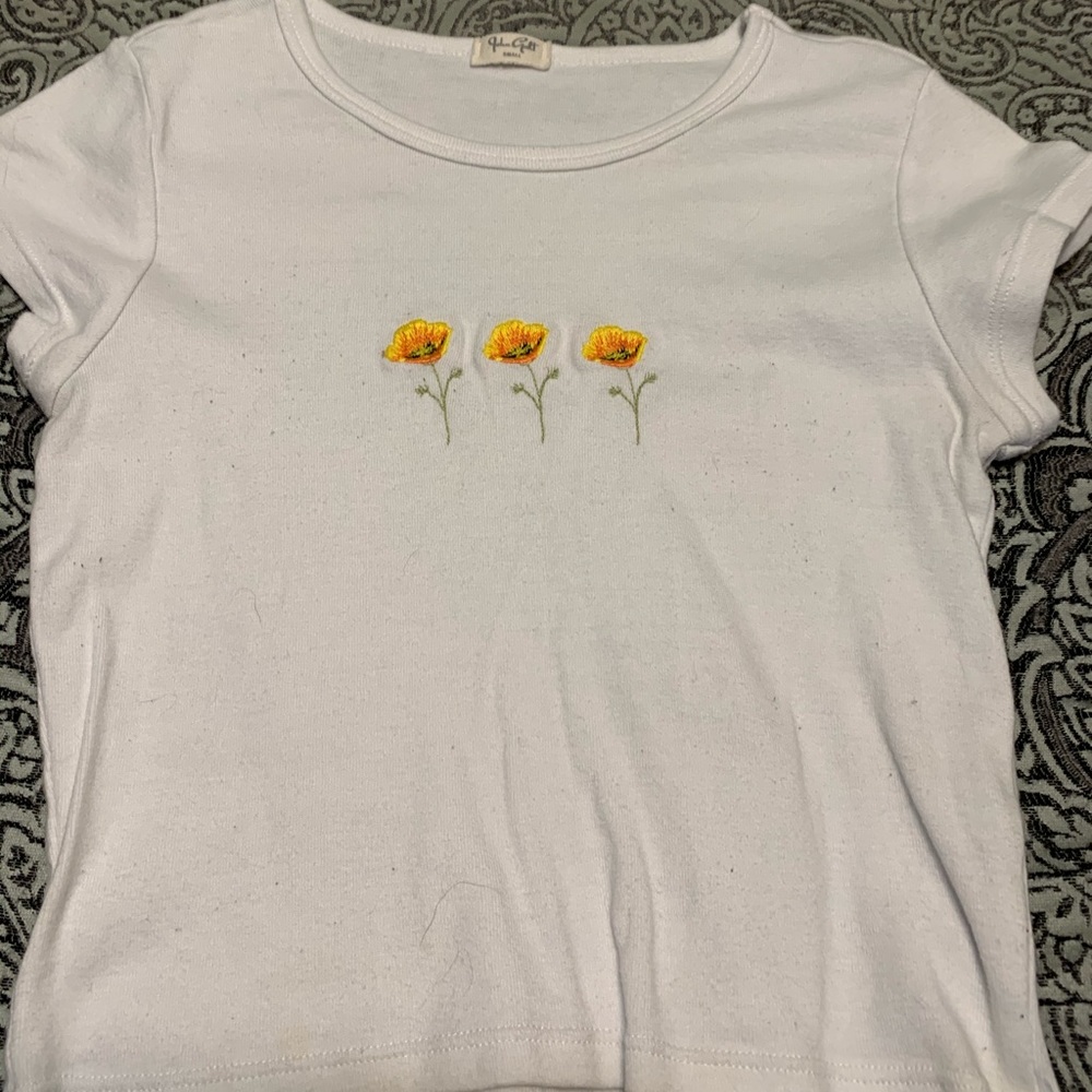 brandy melville flower top